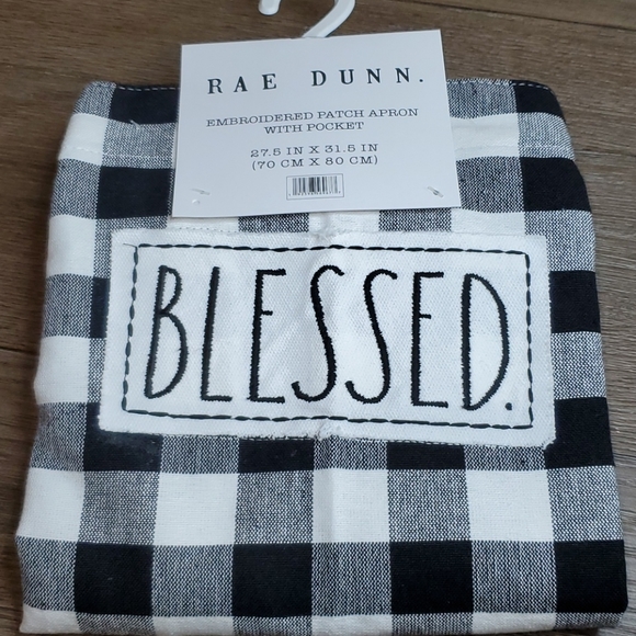 Rae Dunn BLESSED. Apron